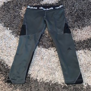 Adidas Climalite gym pants size L mesh openings good cond